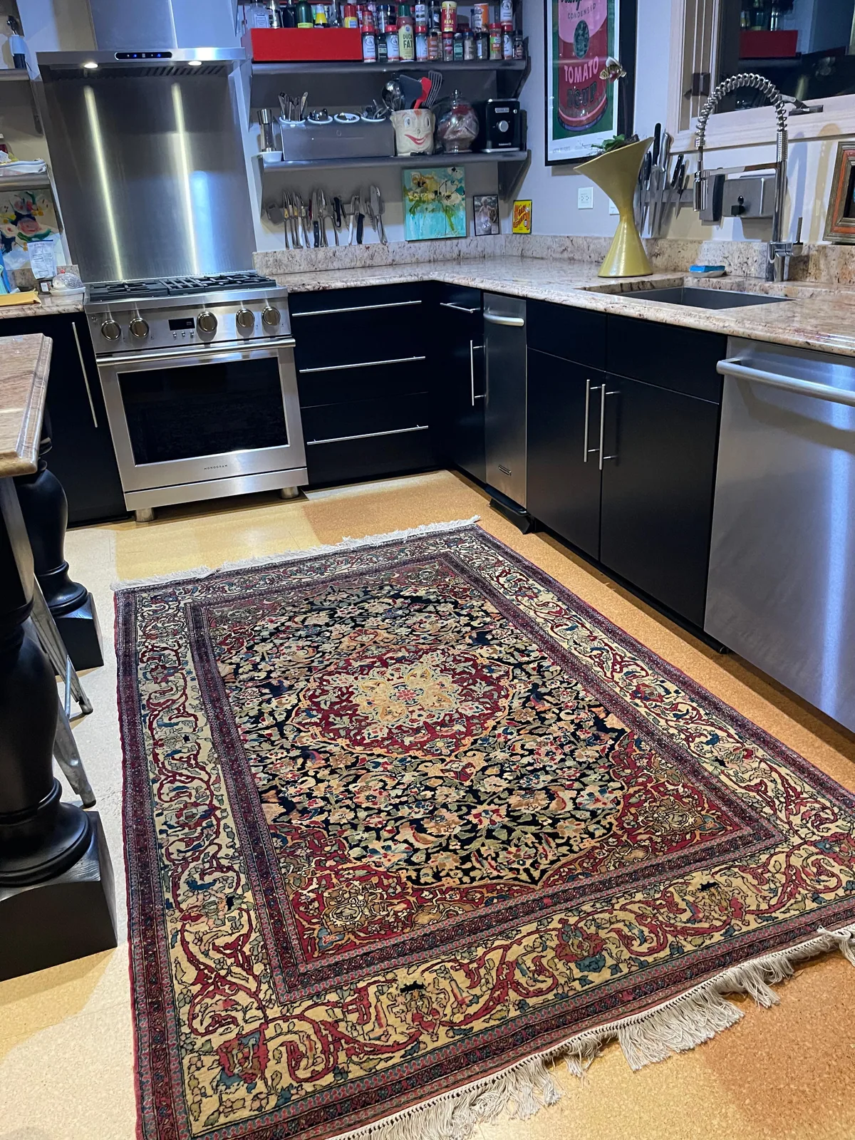 Indigo Palace Carpet &mdash; hand-knotted Oriental rug