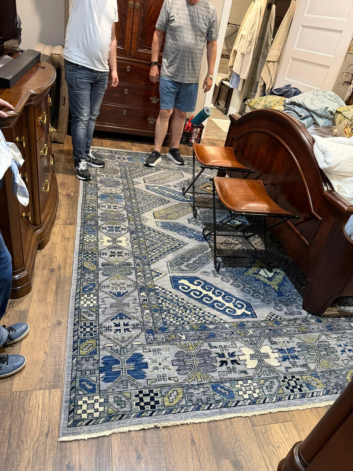 Storm Kazak Carpet &mdash; hand-knotted Oriental rug